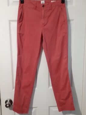 GAP Women's Salmon Straight-Leg Pants